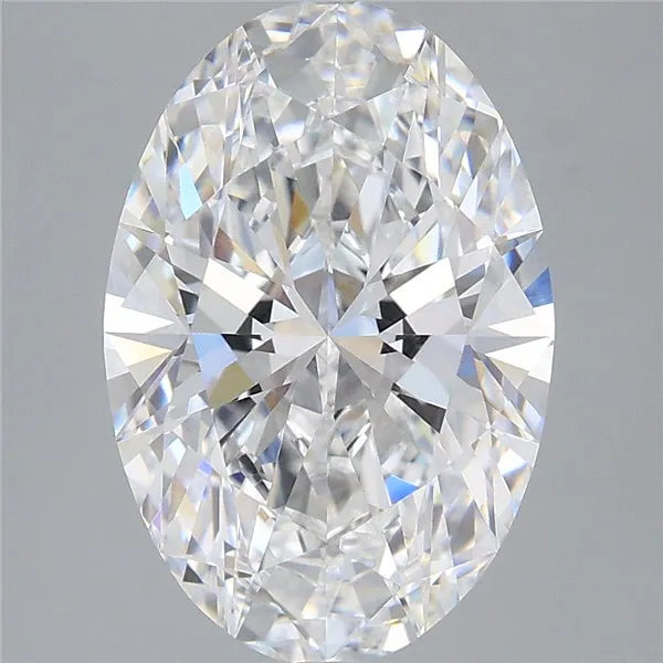 4.02ct Oval Lab Grown Diamond (Colour D, Clarity VVS2, IGI Certified)
