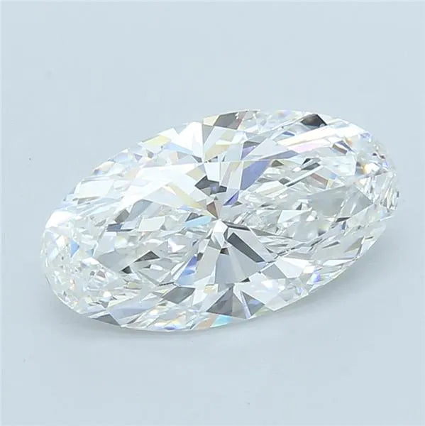 4.02ct Oval Lab Grown Diamond (Colour E, Clarity VVS2, IGI Certified)