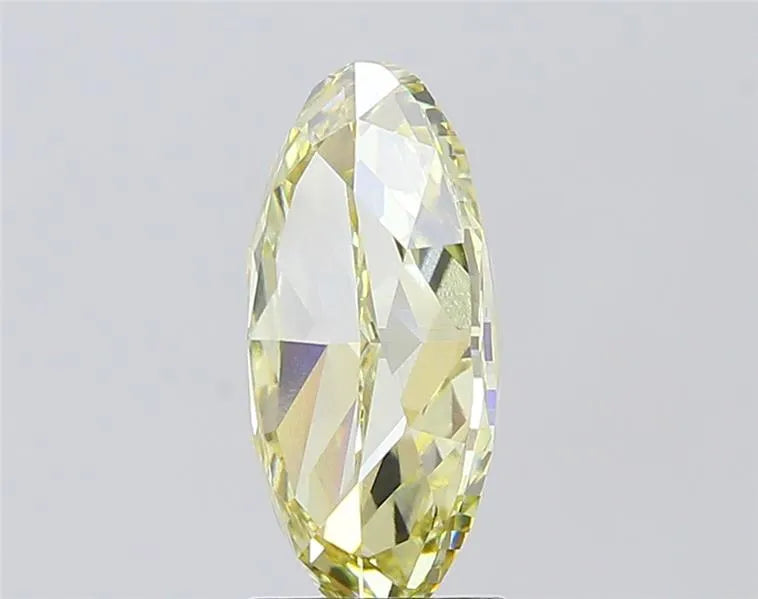 4.02ct Oval Lab Grown Diamond (Colour Fancy Yellow, Clarity VS1, IGI Certified)