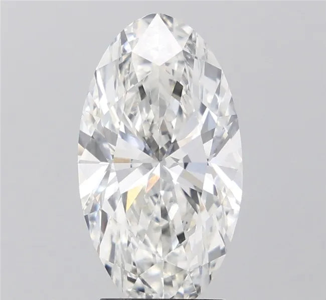 4.02ct Oval Lab Grown Diamond (Colour G, Clarity VVS2, IGI Certified)