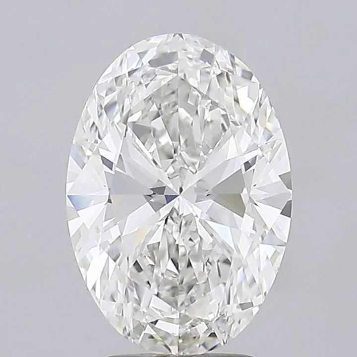 4.02ct Oval Lab Grown Diamond (Colour G, Clarity VVS2, IGI Certified)