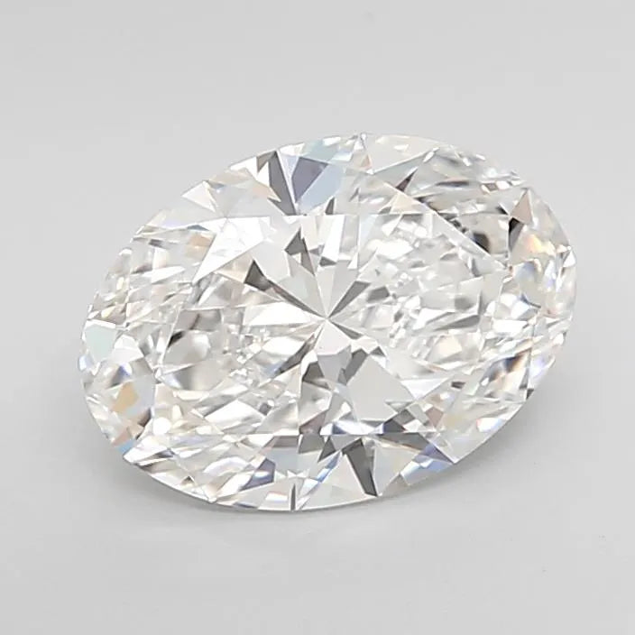 4.02ct Oval Lab Grown Diamond (Colour G, Clarity VVS2, IGI Certified)
