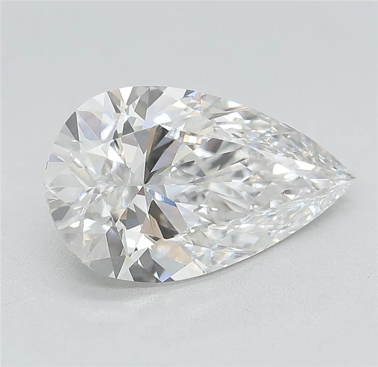 4.02ct Pear Lab Grown Diamond (Colour D, Clarity VVS2, Cut EX, IGI Certified)