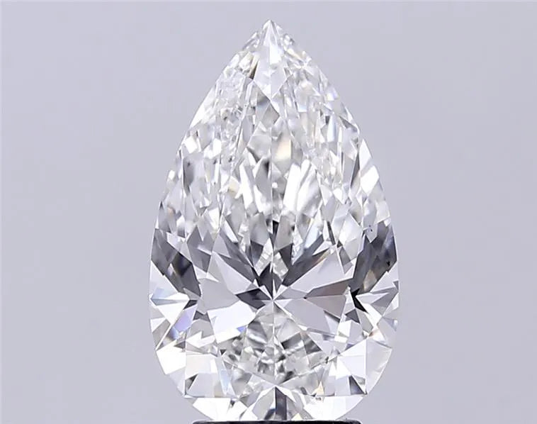 4.02ct Pear Lab Grown Diamond (Colour F, Clarity VS2, IGI Certified)