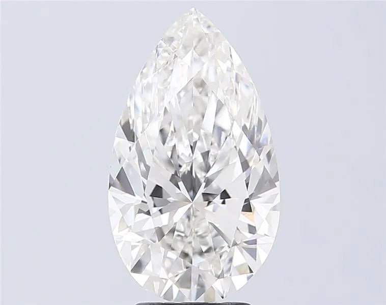 4.02ct Pear Lab Grown Diamond (Colour F, Clarity VVS2, IGI Certified)