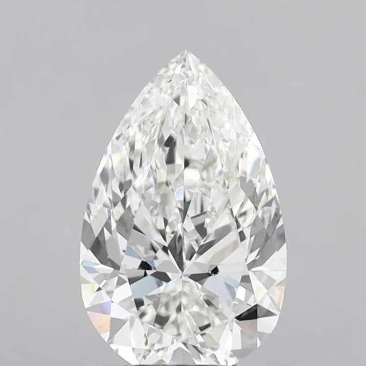 4.02ct Pear Lab Grown Diamond (Colour G, Clarity VVS2, IGI Certified)