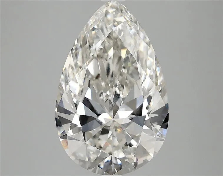 4.02ct Pear Lab Grown Diamond (Colour G, Clarity VVS2, IGI Certified)