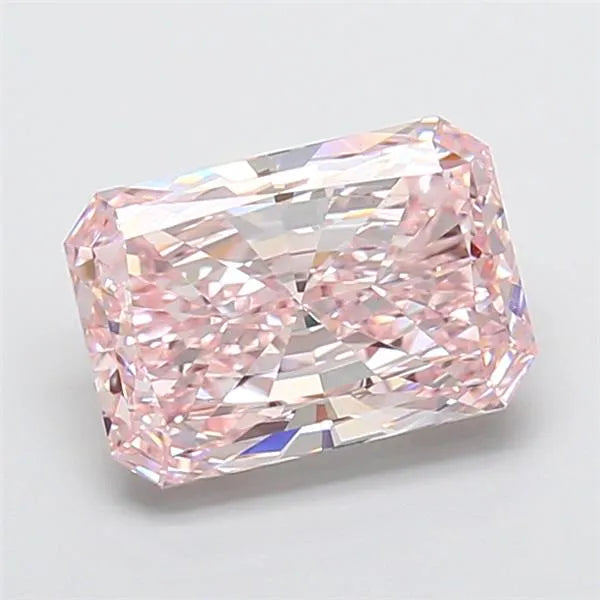 4.02ct Radiant Lab Grown Diamond (Colour Fancy Pink, Clarity VS1, IGI Certified)