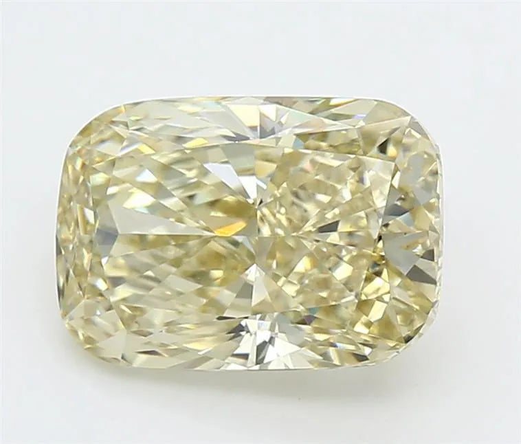 4.03ct Cushion modified Lab Grown Diamond (Colour Fancy Yellow, Clarity VVS2, IGI Certified)