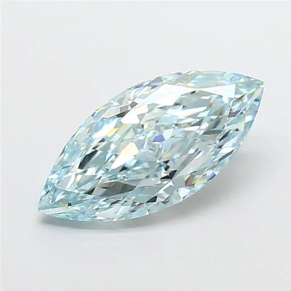 4.03ct Marquise Lab Grown Diamond (Colour Fancy Intense Greenish Blue, Clarity VVS2, IGI Certified)