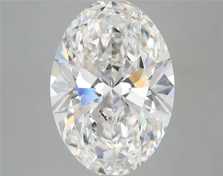 4.03ct Oval Lab Grown Diamond (Colour D, Clarity FL, IGI Certified)