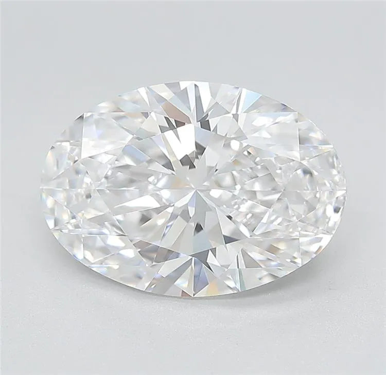 4.03ct Oval Lab Grown Diamond (Colour D, Clarity IF, Cut EX, IGI Certified)
