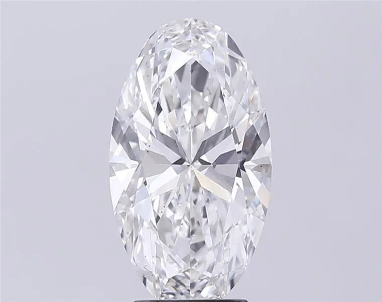 4.03ct Oval Lab Grown Diamond (Colour E, Clarity VS2, IGI Certified)