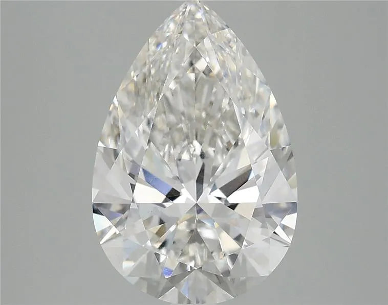 4.03ct Pear Lab Grown Diamond (Colour G, Clarity VVS2, IGI Certified)