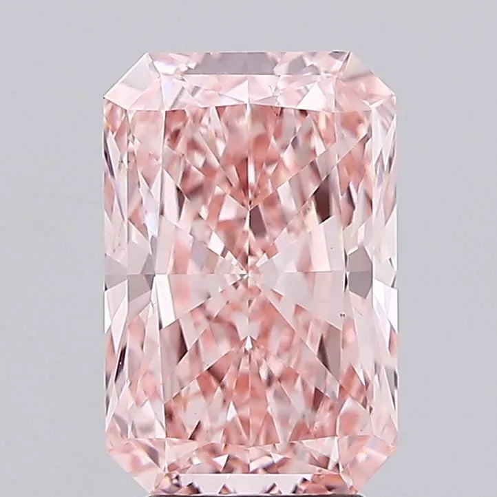 4.03ct Radiant Lab Grown Diamond (Colour Fancy Vivid Pink, Clarity VS1, IGI Certified)