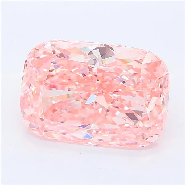 4.04ct Cushion modified Lab Grown Diamond (Colour Fancy Vivid Pink, Clarity VVS2, IGI Certified)