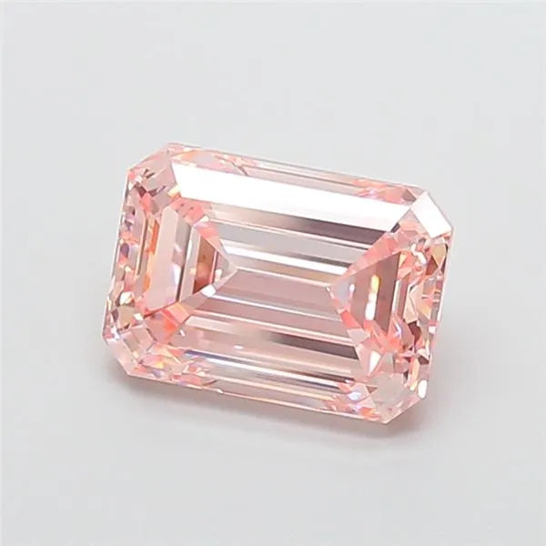 4.04ct Emerald Lab Grown Diamond (Colour Fancy Intense Pink, Clarity VVS2, IGI Certified)