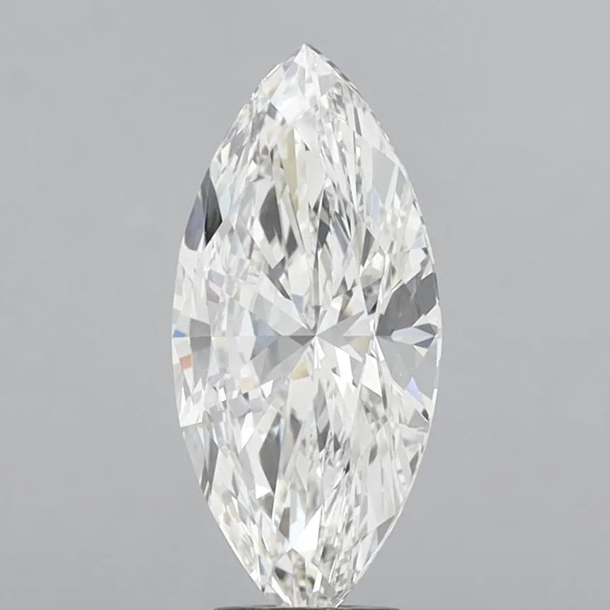 4.04ct Marquise Lab Grown Diamond (Colour G, Clarity VVS2, IGI Certified)