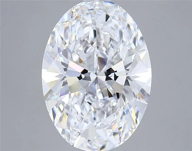 4.04ct Oval Lab Grown Diamond (Colour D, Clarity IF, IGI Certified)