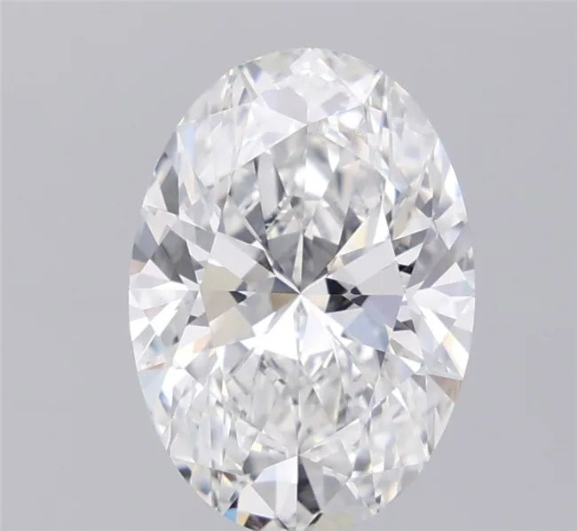 4.04ct Oval Lab Grown Diamond (Colour F, Clarity VVS2, IGI Certified)
