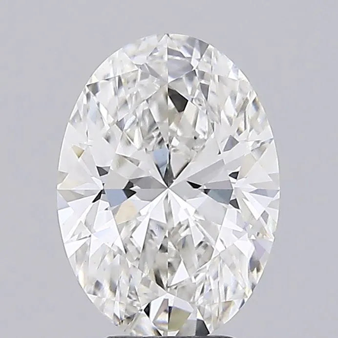4.04ct Oval Lab Grown Diamond (Colour G, Clarity VVS2, IGI Certified)