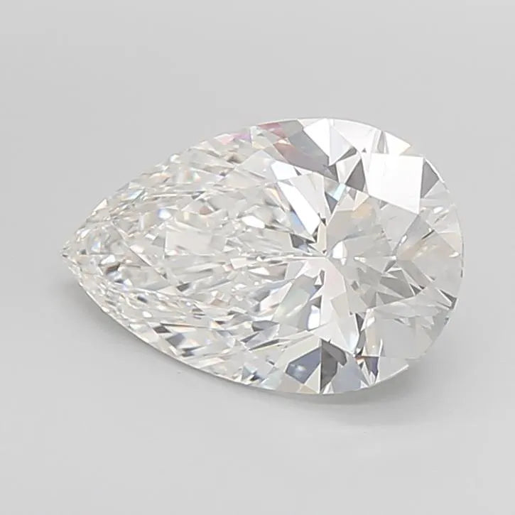 4.04ct Pear Lab Grown Diamond (Colour F, Clarity VVS2, IGI Certified)