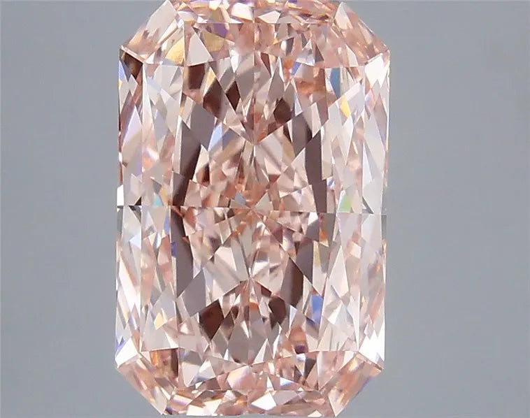 4.04ct Radiant Lab Grown Diamond (Colour Fancy Vivid Pink, Clarity VS1, IGI Certified)