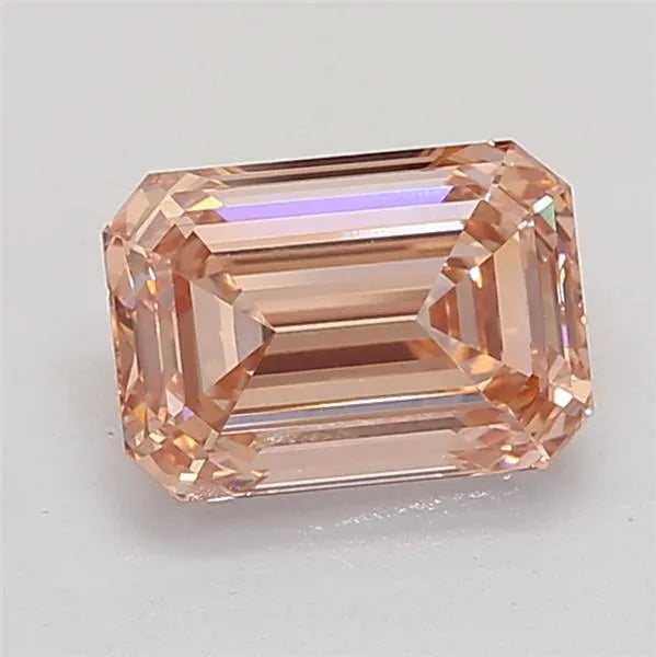 4.05ct Emerald Lab Grown Diamond (Colour Fancy Brown, Clarity VS1, Uncertified)