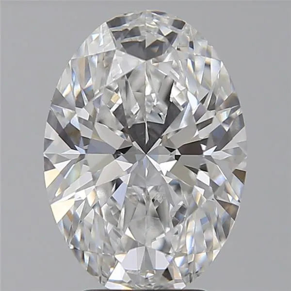4.05ct Oval Lab Grown Diamond (Colour D, Clarity VVS1, IGI Certified)