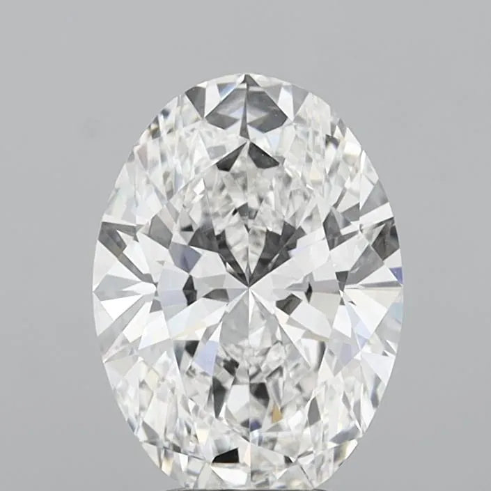 4.05ct Oval Lab Grown Diamond (Colour E, Clarity VVS2, IGI Certified)