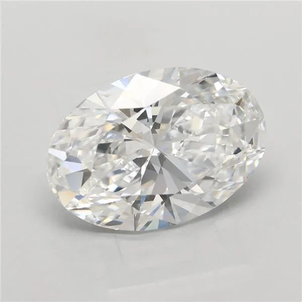 4.05ct Oval Lab Grown Diamond (Colour E, Clarity VVS2, IGI Certified)