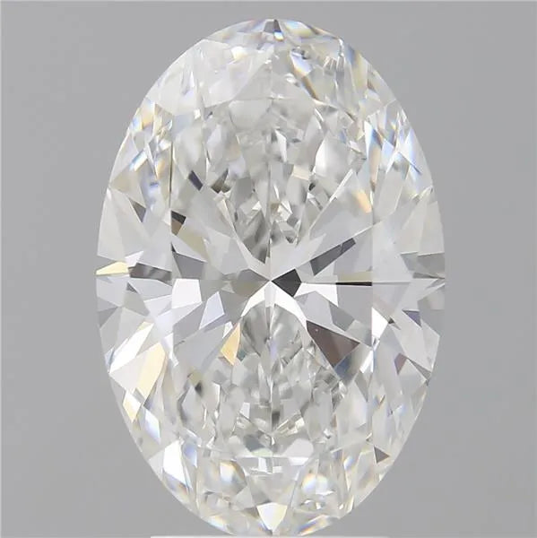 4.05ct Oval Lab Grown Diamond (Colour E, Clarity VVS2, IGI Certified)