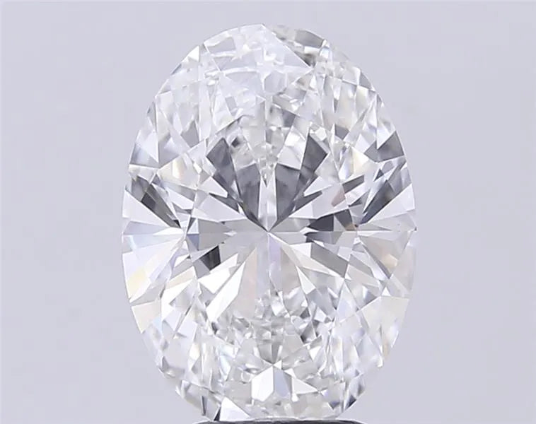 4.05ct Oval Lab Grown Diamond (Colour E, Clarity VVS2, IGI Certified)