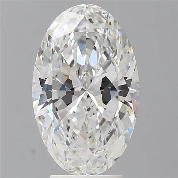 4.05ct Oval Lab Grown Diamond (Colour E, Clarity VVS2, IGI Certified)