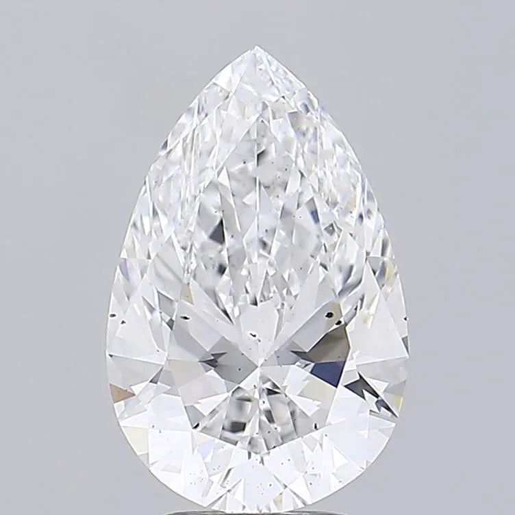4.05ct Pear Lab Grown Diamond (Colour D, Clarity SI1, IGI Certified)