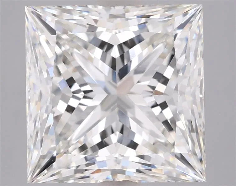 4.05ct Princess Lab Grown Diamond (Colour G, Clarity VVS1, IGI Certified)