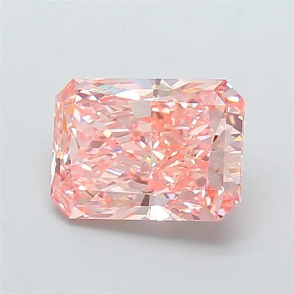 4.05ct Radiant Lab Grown Diamond (Colour Fancy Vivid Pink, Clarity VS1, IGI Certified)