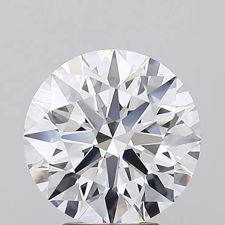 4.05ct Round Lab Grown Diamond (Colour D, Clarity IF, Cut ID, IGI Certified)