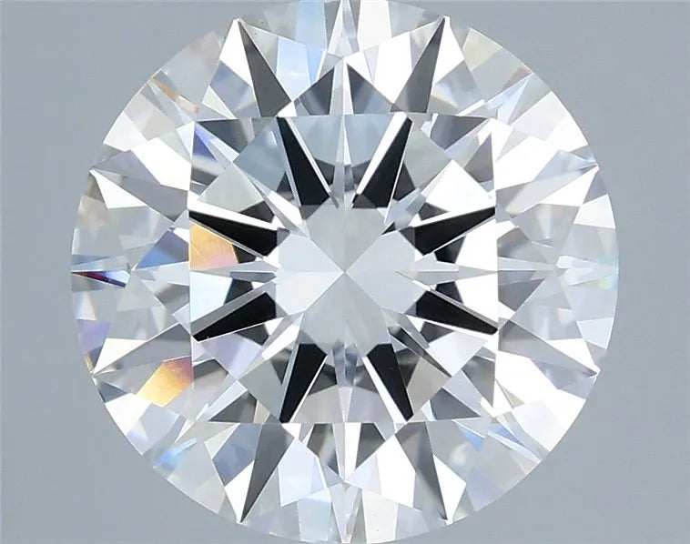 4.05ct Round Lab Grown Diamond (Colour E, Clarity VVS2, Cut EX, WISE Certified)