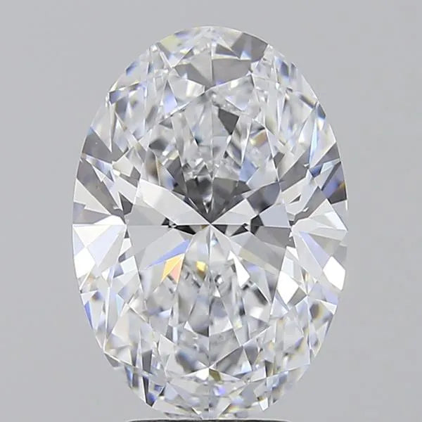 4.06ct Oval Lab Grown Diamond (Colour E, Clarity IF, IGI Certified)