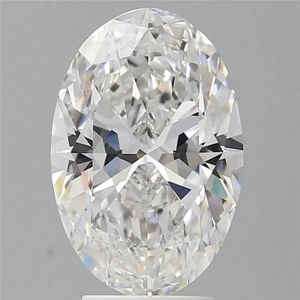 4.06ct Oval Lab Grown Diamond (Colour F, Clarity VVS2, IGI Certified)