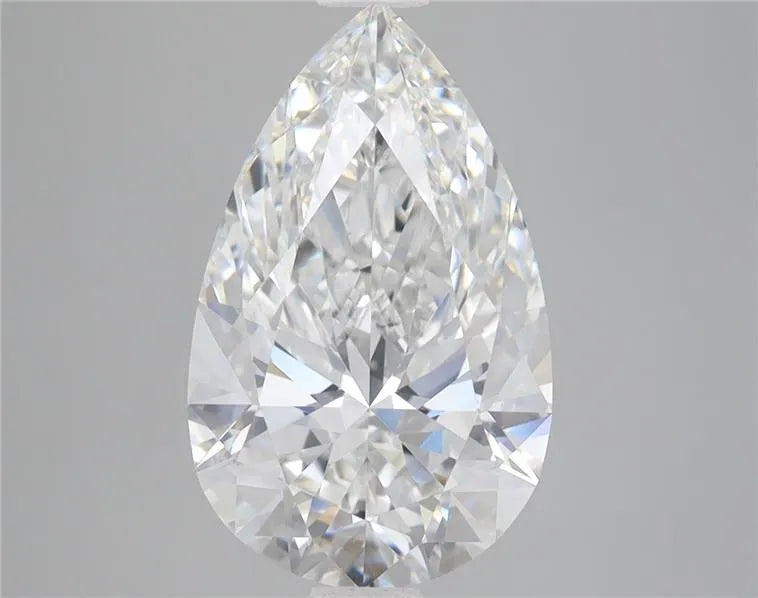 4.06ct Pear Lab Grown Diamond (Colour F, Clarity VVS2, IGI Certified)