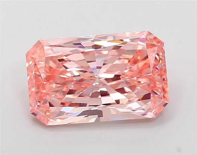4.06ct Radiant Lab Grown Diamond (Colour Fancy Intense Pink, Clarity VS1, IGI Certified)