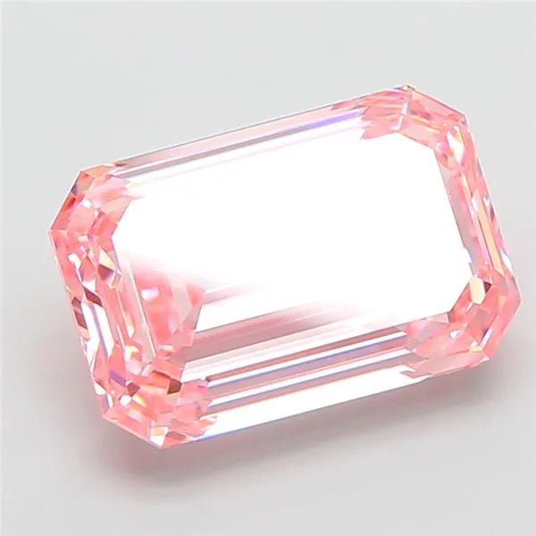 4.07ct Emerald Lab Grown Diamond (Colour Fancy Intense Pink, Clarity VVS2, IGI Certified)