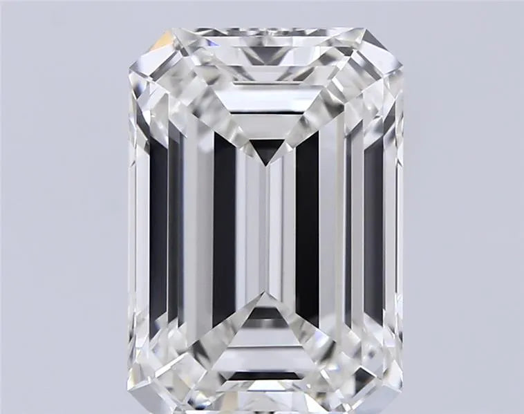 4.07ct Emerald Lab Grown Diamond (Colour G, Clarity IF, IGI Certified)