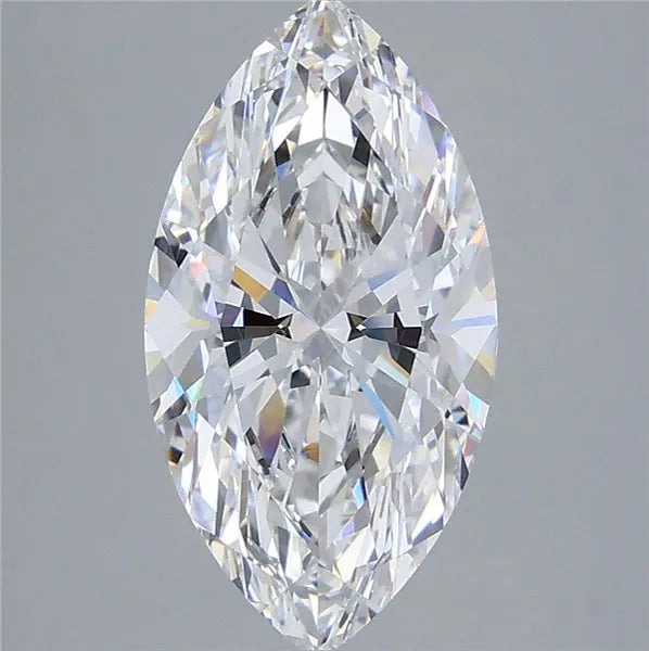 4.07ct Marquise Lab Grown Diamond (Colour D, Clarity VVS2, IGI Certified)