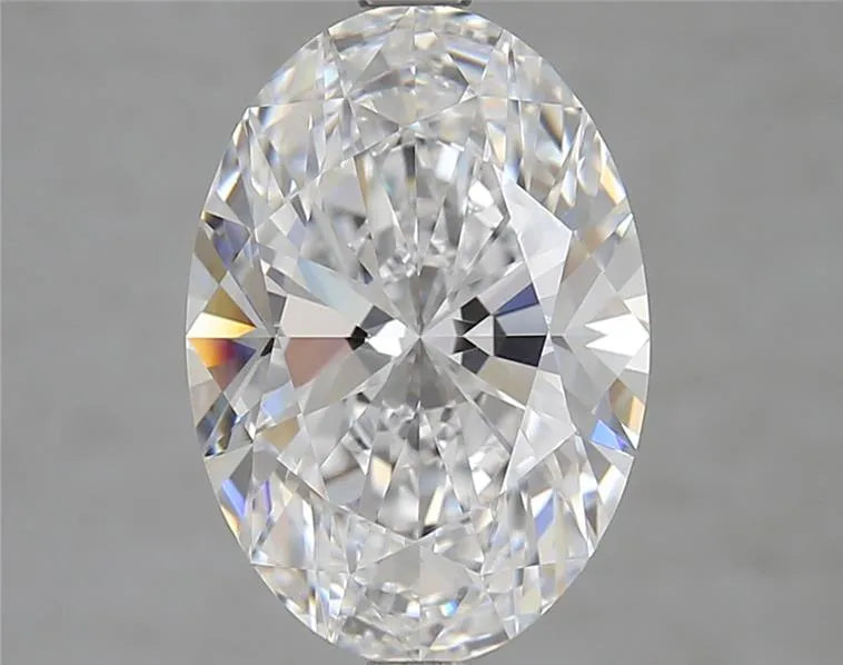 4.07ct Oval Lab Grown Diamond (Colour D, Clarity IF, Cut EX, IGI Certified)