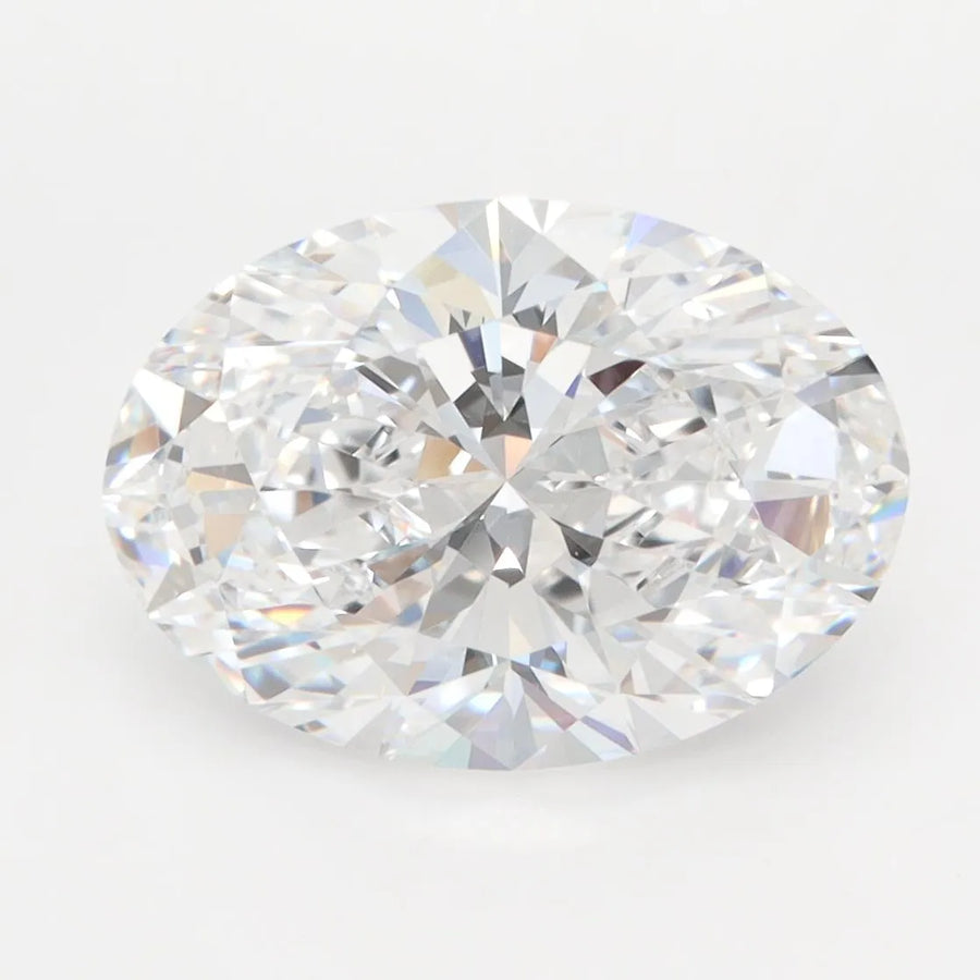 4.07ct Oval Lab Grown Diamond (Colour D, Clarity VVS1, GIA Certified)