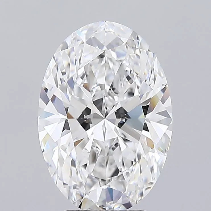 4.07ct Oval Lab Grown Diamond (Colour E, Clarity IF, IGI Certified)