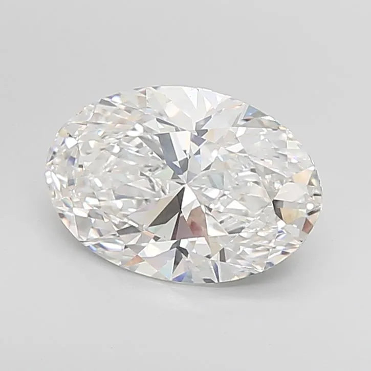 4.07ct Oval Lab Grown Diamond (Colour F, Clarity VVS2, IGI Certified)